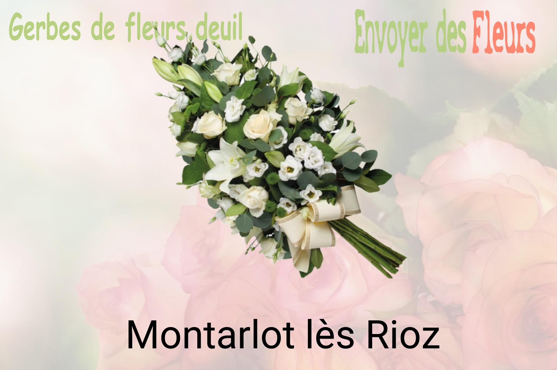 Gerbe de fleurs de deuil livrée à Montarlot-lès-Rioz